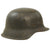 Original German WWII Luftwaffe M42 Single Decal Helmet Shell Stamped ET64 - Service Used Original Items