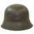 Original German WWII Luftwaffe M42 Single Decal Helmet Shell Stamped ET64 - Service Used Original Items