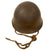 Original Japanese WWII Type 90 Army Helmet with Complete Liner and Chinstrap - Possible Unit Markings - Tetsubo Original Items