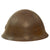 Original Japanese WWII Type 90 Army Helmet with Complete Liner and Chinstrap - Possible Unit Markings - Tetsubo Original Items