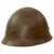 Original Japanese WWII Type 90 Army Helmet with Complete Liner and Chinstrap - Possible Unit Markings - Tetsubo Original Items