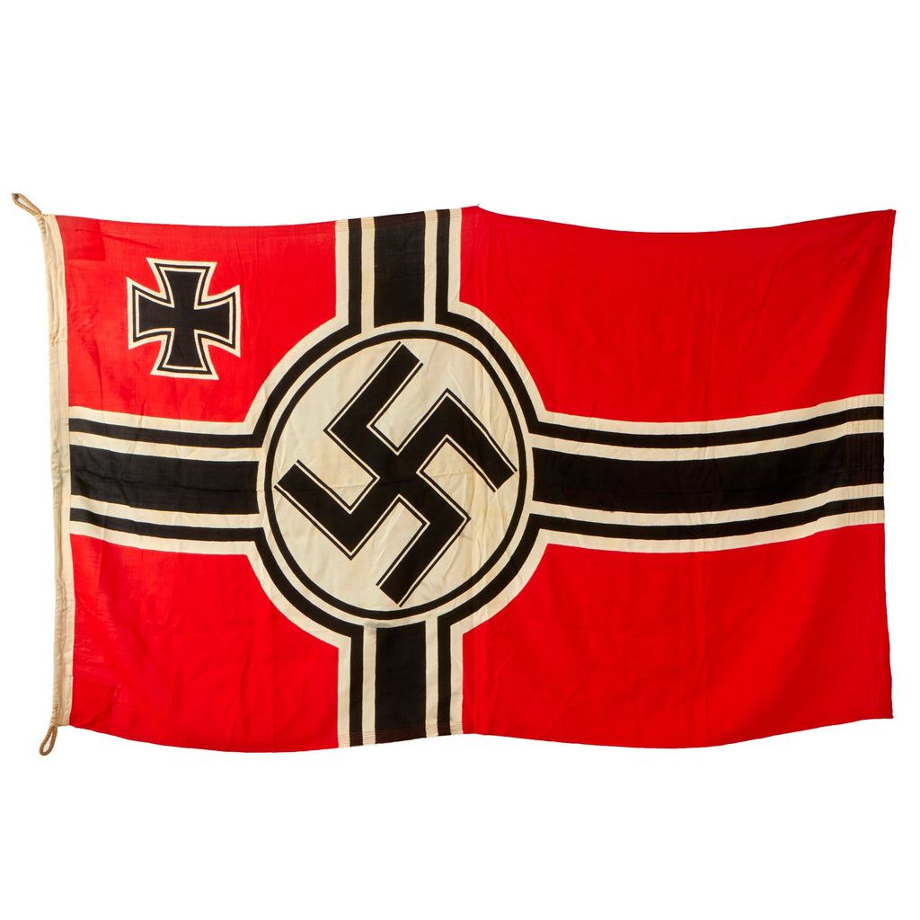 Original German WWII 100cm x 170cm Battle Flag by Lorenz Summa Söhne - Reichskriegsflagge Original Items