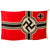 Original German WWII 100cm x 170cm Battle Flag by Lorenz Summa Söhne - Reichskriegsflagge Original Items