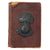 Original U.S. WWI Pocket Bible with French Colonial Helmet Badge Embedded in Cover with Provenance - Named Original Items