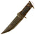 Original U.S. WWII Theater Made African-Style Fighting Knife Named to 85th Infantry Division Sergeant with Custom Scabbard & .303 Cartridge Crossguard & Pommel Original Items