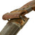 Original U.S. WWII Theater Made African-Style Fighting Knife Named to 85th Infantry Division Sergeant with Custom Scabbard & .303 Cartridge Crossguard & Pommel Original Items