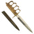 Original U.S. WWI Model 1918 French Made Mark I Trench Knife by AU LION with Correct Steel Scabbard Original Items