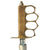 Original U.S. WWI Model 1918 French Made Mark I Trench Knife by AU LION with Correct Steel Scabbard Original Items