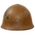 Original Japanese WWII Type 90 Army Helmet with Complete Liner and Chinstrap - Tetsubo Original Items