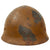 Original Japanese WWII Type 90 Army Helmet with Complete Liner and Chinstrap - Tetsubo Original Items