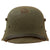 Original German WWII Austrian M17 Transitional Heer Army Single Decal Helmet with 58cm Liner & Chinstrap - Stamped BGB66 Original Items