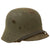 Original German WWII Austrian M17 Transitional Heer Army Single Decal Helmet with 58cm Liner & Chinstrap - Stamped BGB66 Original Items
