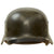 Original German WWII Army Heer M35 Former Double Decal Helmet with 1937 Dated 57cm Liner & Chinstrap - marked ET64 Original Items