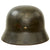 Original German WWII Army Heer M35 Former Double Decal Helmet with 1937 Dated 57cm Liner & Chinstrap - marked ET64 Original Items