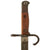 Original Japanese WWII Early Arisaka Type 30 Hooked Quillon Bayonet by Kokura Arsenal with Scabbard & Rubberized Canvas Frog Original Items