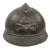 Original French WWI Model 1915 Adrian Helmet in Horizon Blue with Artillery RF Badge and 2nd Pattern Liner Original Items