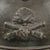 Original French WWI Model 1915 Adrian Helmet in Horizon Blue with Artillery RF Badge and 2nd Pattern Liner Original Items