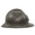 Original French WWI Model 1915 Adrian Helmet in Horizon Blue with Artillery RF Badge and 2nd Pattern Liner Original Items