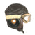Original U.S. WWII Army Air Forces Aviator Flight Set - A-11 Flying Helmet, AN6530 Goggles, A-14 Oxygen Mask Original Items
