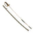 Original Imperial Japanese WWII Army Type 19 Kyu-Gunto Nickel-Plated Parade Officer’s Sword with Scabbard Original Items