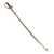Original Imperial Japanese WWII Army Type 19 Kyu-Gunto Nickel-Plated Parade Officer’s Sword with Scabbard Original Items