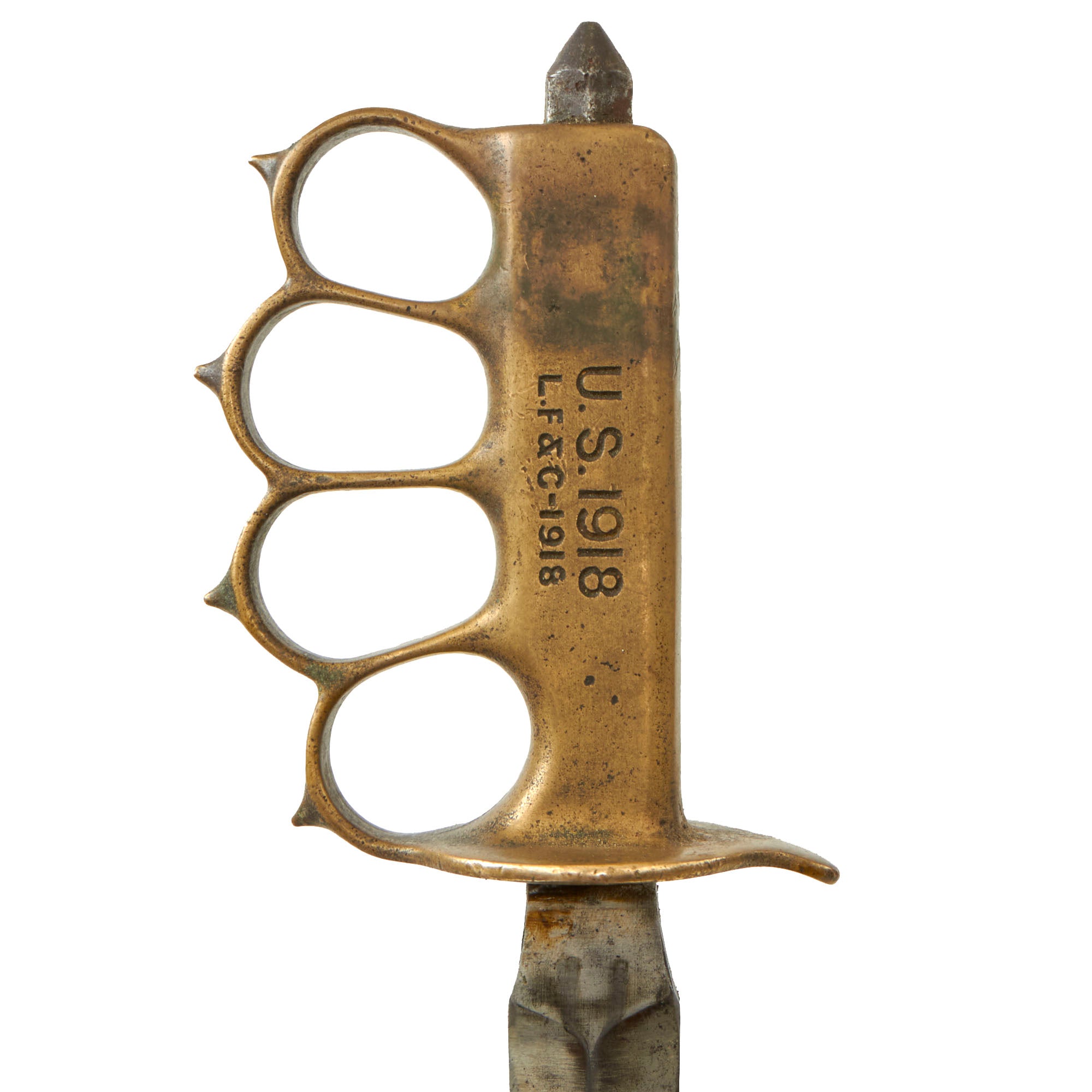 Original U.S. WWI Model 1918 Mark I Trench Knife by L. F. & C
