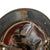 Original German WWII Army Heer M35 Single Decal KIA Shot Through Steel Helmet with Torn Liner & Chinstrap - SE66 Original Items