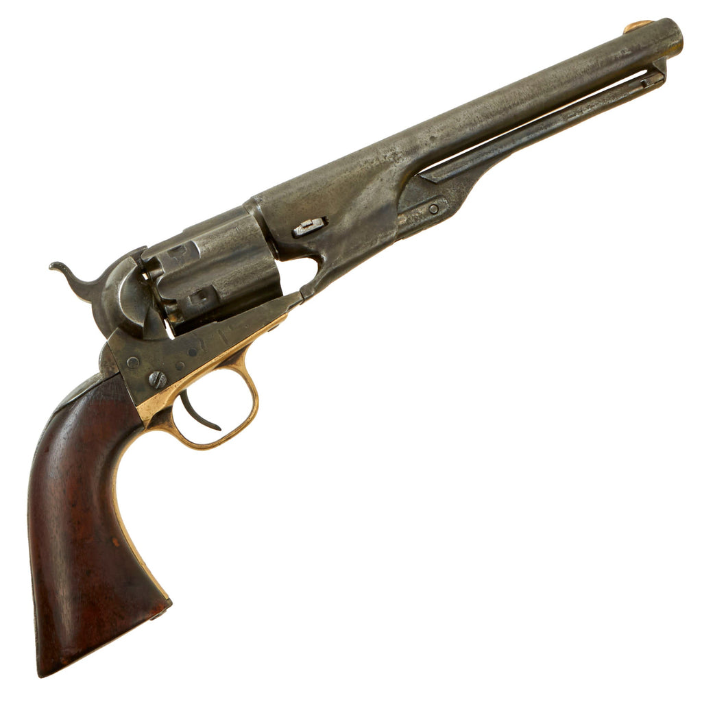 Original Rare U.S. Civil War Early Colt Model 1860 Army Fluted Cylinder 4 Screw Percussion Revolver made in 1861 - Matching Serial 4099 Original Items