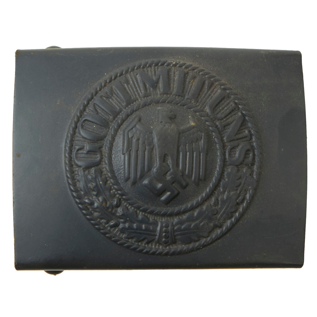 Original Mint Unissued German WWII Kriegsmarine Coastal Artillery EM/NCO Steel Belt Buckle by Josef Feix & Söhne in Wrapping Original Items