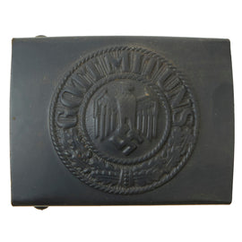 Original Mint Unissued German WWII Kriegsmarine Coastal Artillery EM/NCO Steel Belt Buckle by Josef Feix & Söhne in Wrapping