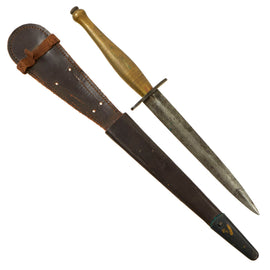 Original British WWII Second Pattern Fairbairn-Sykes Fighting Knife - /l\ “I” Marked