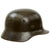 Original German WWII Luftwaffe M40 Single Decal Helmet Shell with 55cm Liner & Chinstrap - Stamped Q62 Original Items
