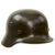 Original German WWII Luftwaffe M40 Single Decal Helmet Shell with 55cm Liner & Chinstrap - Stamped Q62 Original Items