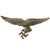 Original German WWII Luftwaffe Air Force Regimental Flag Pole Finial "Topper" Cutoff Eagle Insignia Original Items