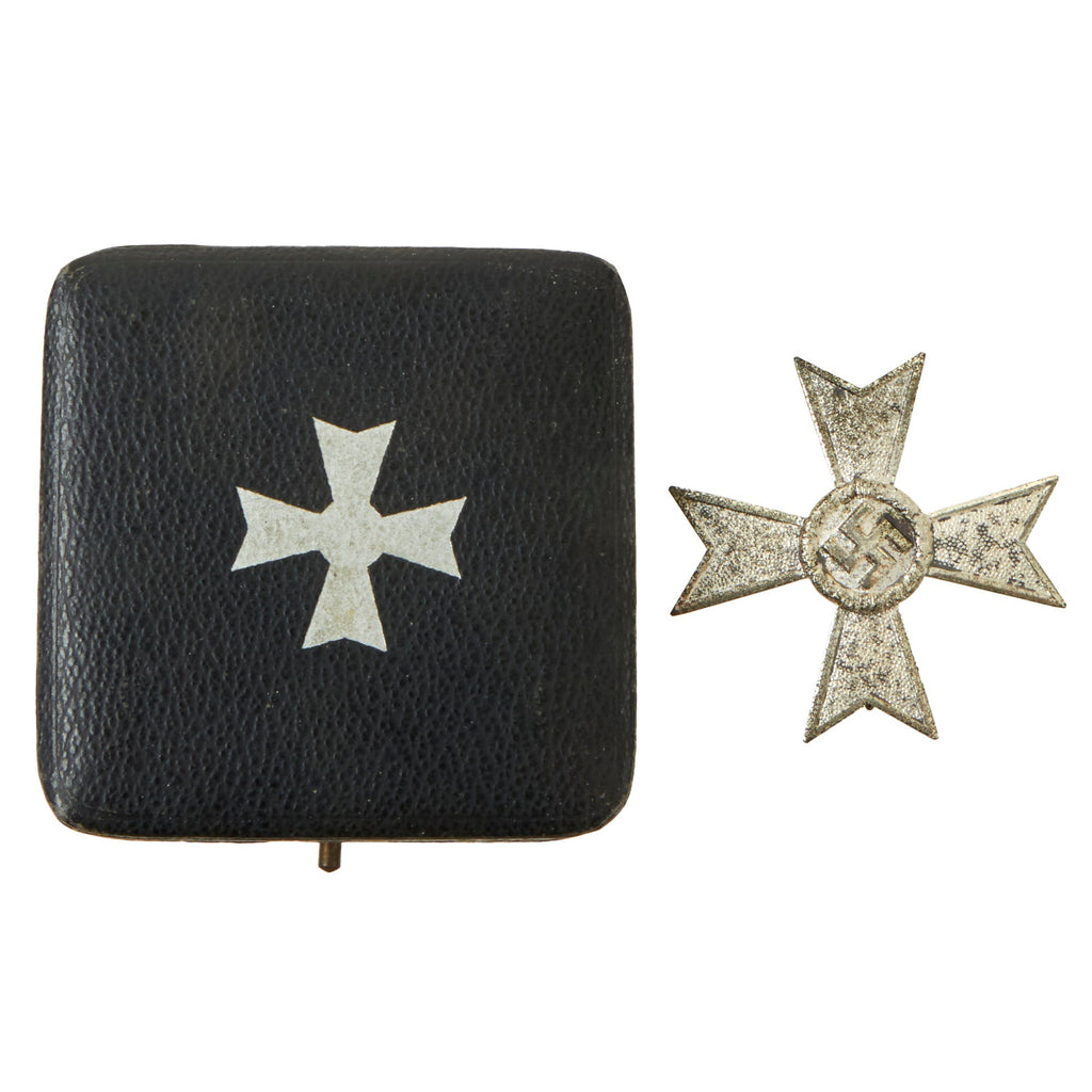 Original German WWII Cased War Merit Cross KvK 1st Class by Karl Gschiermeister of Wien - Kriegsverdienstkreuz Original Items