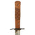 Original German WWI Trench Fighting Knife by Demag of Duisburg with Ribbed Grips & Scabbard Original Items