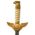 Original Brazilian Cold War Era Brazilian Air Force (Força Aérea Brasileira, FAB) Eagle Head Dress Dagger WIth Fluted Leather and Brass Scabbard by German Firm Eberle Original Items