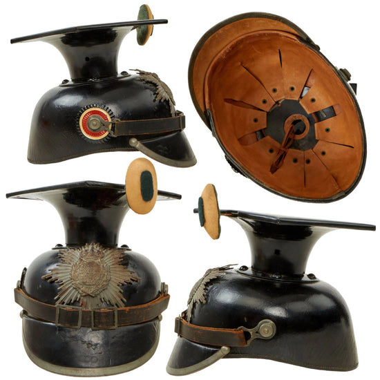 Original Prussian Saxon Model 1867/94 Other Ranks Uhlan Tschapka - Size 57 Original Items