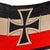 Original Imperial German WWI Navy Large Reichskriegsflagge War Ensign Battle Flag - Missing Header - 59 x 90”