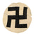 Original German WWII 1944 Dated USGI Bring Back NSDAP National Flag Cutoff Central Insignia Rondel - 36" Across Original Items