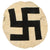Original German WWII 1944 Dated USGI Bring Back NSDAP National Flag Cutoff Central Insignia Rondel - 36" Across Original Items