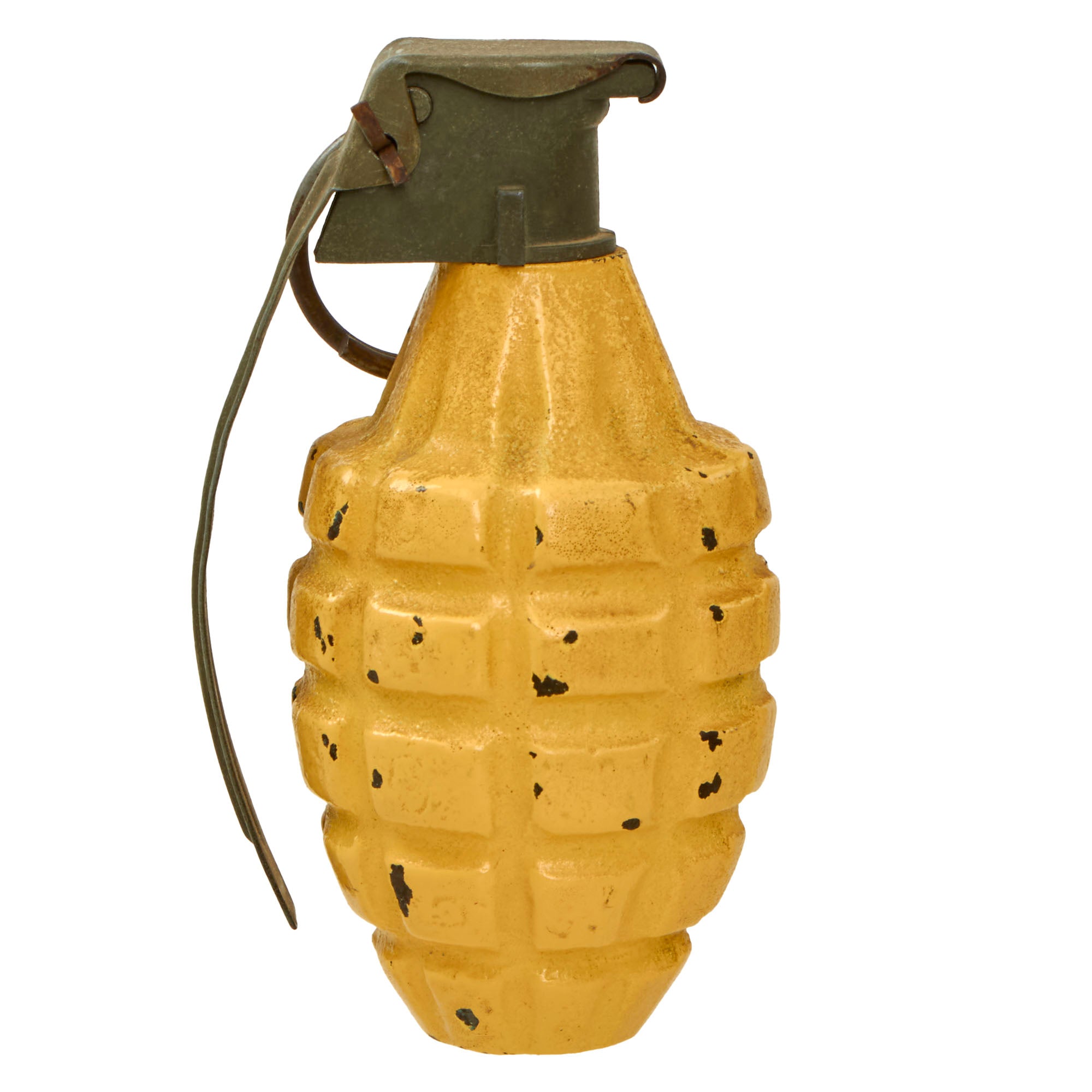 Original U.S. WWII M21 Inert Repainted Practice Pineapple Fragmentatio ...