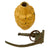Original U.S. WWII M21 Inert Repainted Practice Pineapple Fragmentation Training Hand Grenade Original Items
