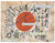Original Japanese WWII Hand Painted Silk Good Luck Flag Named To Mr. Kenichi Suzuku with Translation - 28” x 37” Original Items