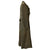 Original German WWII Heer Army Infantry Leutnant Officer's Private Purchase Gray Leather Greatcoat Original Items