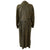 Original German WWII Heer Army Infantry Leutnant Officer's Private Purchase Gray Leather Greatcoat Original Items