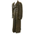 Original German WWII Heer Army Infantry Leutnant Officer's Private Purchase Gray Leather Greatcoat Original Items