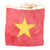 Original U.S. Vietnam War Bringback North Vietnamese People’s Army Flag and Ribbon Bar - 16 ¼ x 16 ½” Original Items