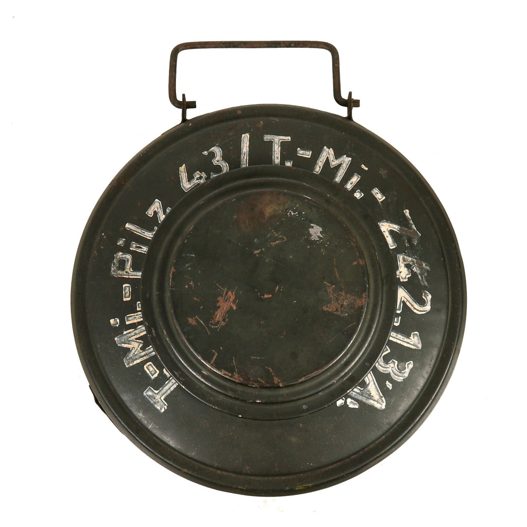 Original U.S. WWII German Anti-Tank Tellermine T.Mi.42 Training Mine - Inert Original Items