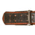 Original German WWII DRK Red Cross Black Leather Belt with Aluminum EM/NCO Buckle Original Items